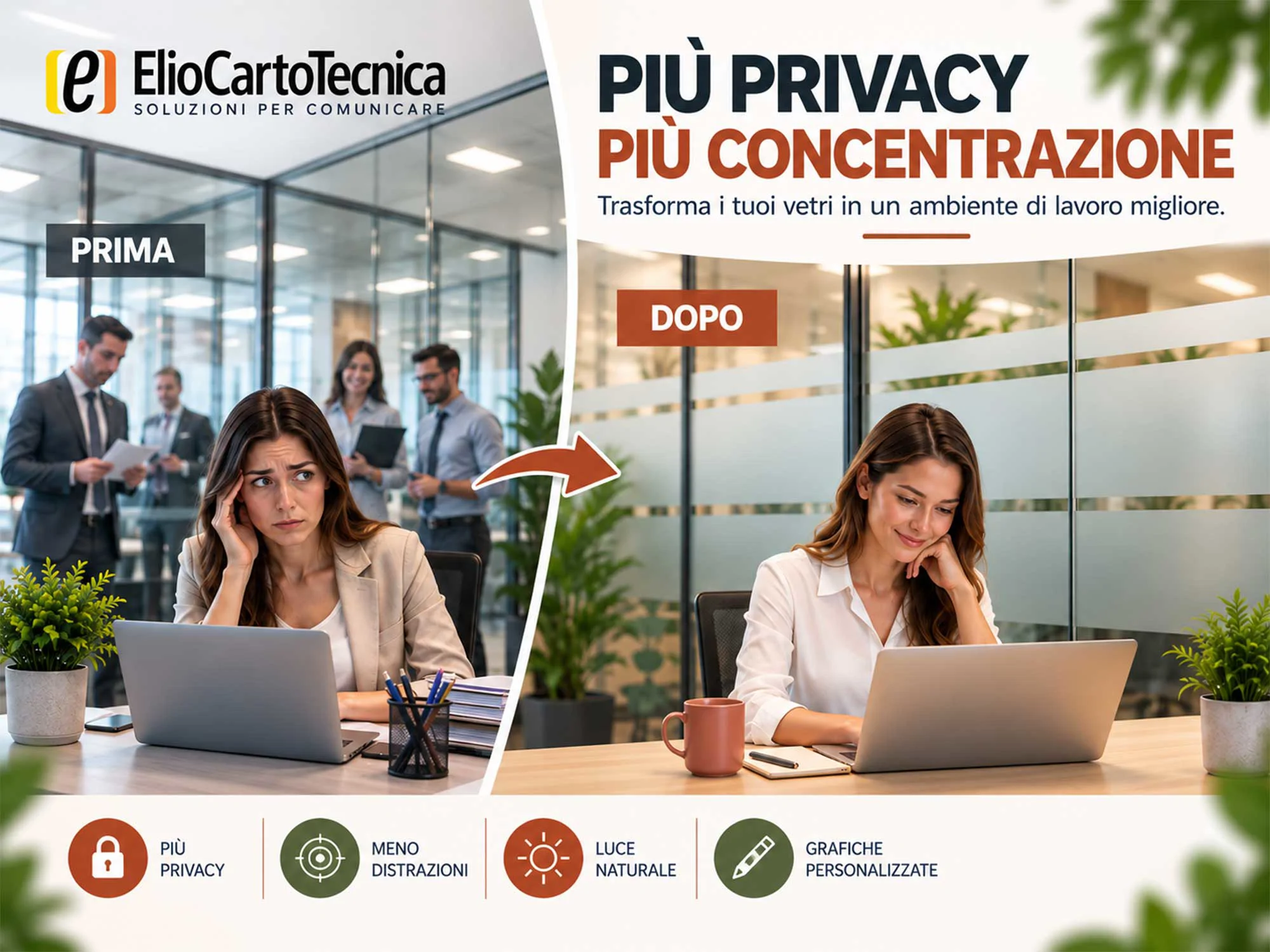 Pellicole satinate / smerigliate per la privacy