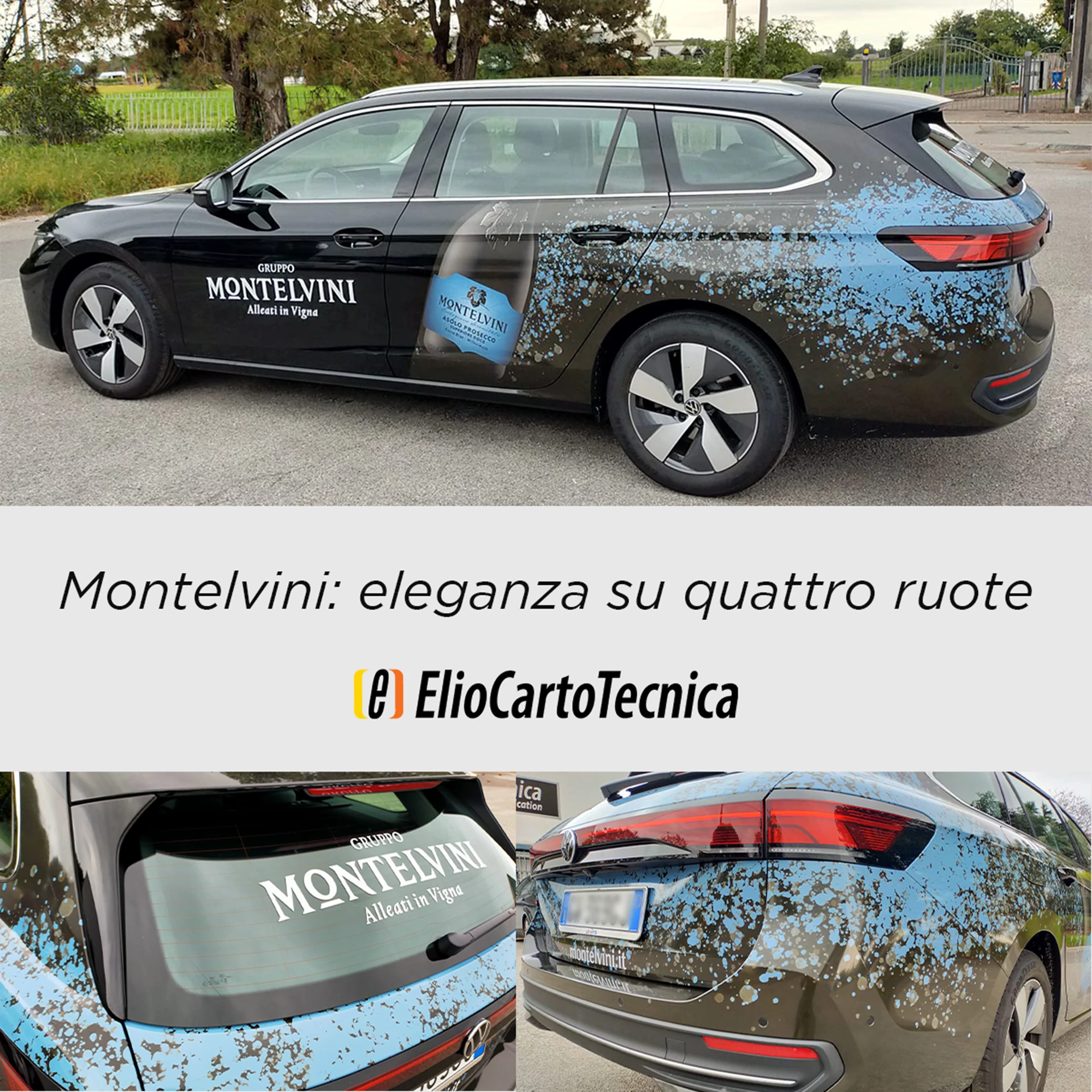 ➡️ ABBIAMO DECORATO ANCHE L'AUTO DI MONTELVINI: ELEGANZA SU QUATTRO RUOTE