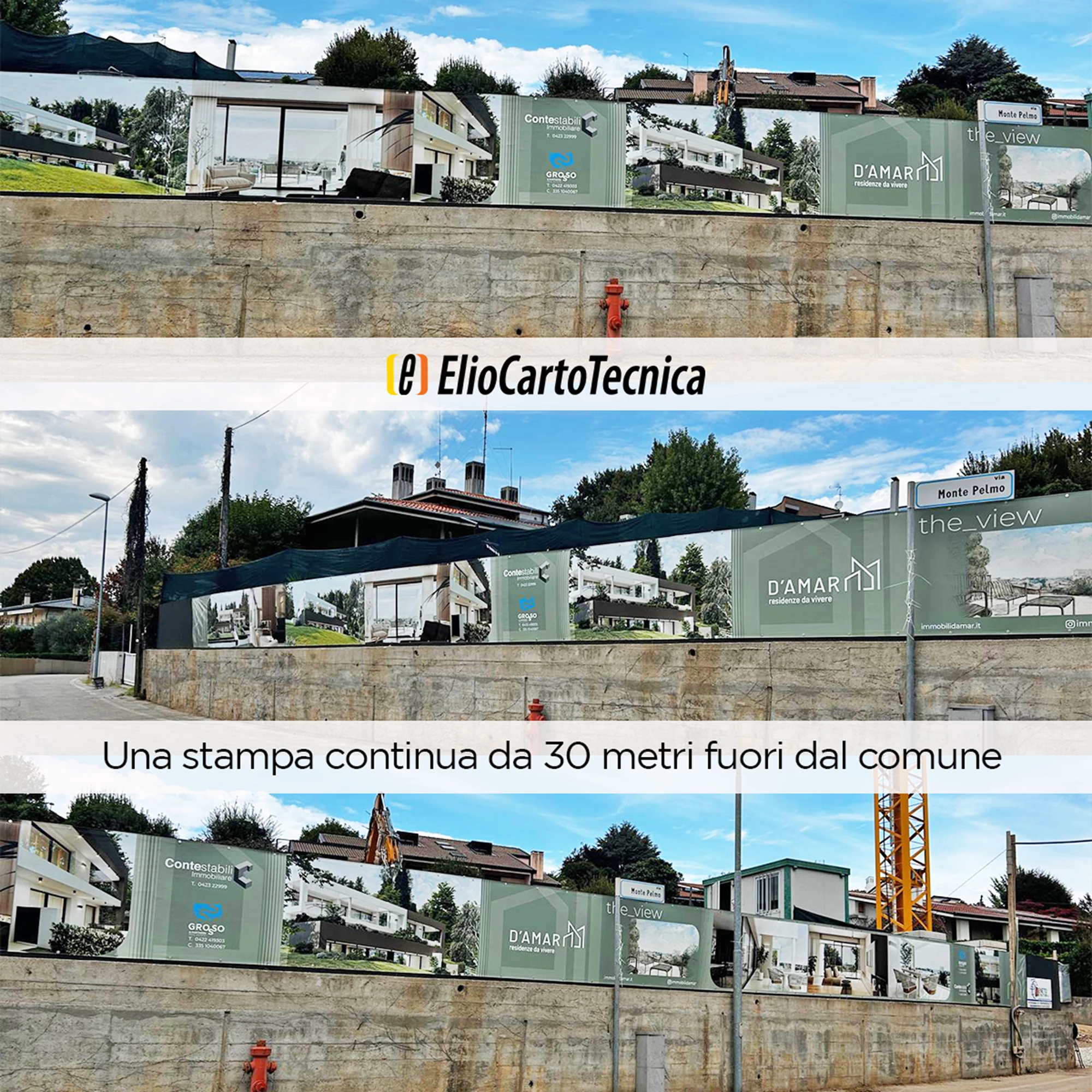 ➡️ ECCO COME ABBIAMO REALIZZATO UNA STAMPA DI 30 METRI PER D'AMAR IMMOBILI