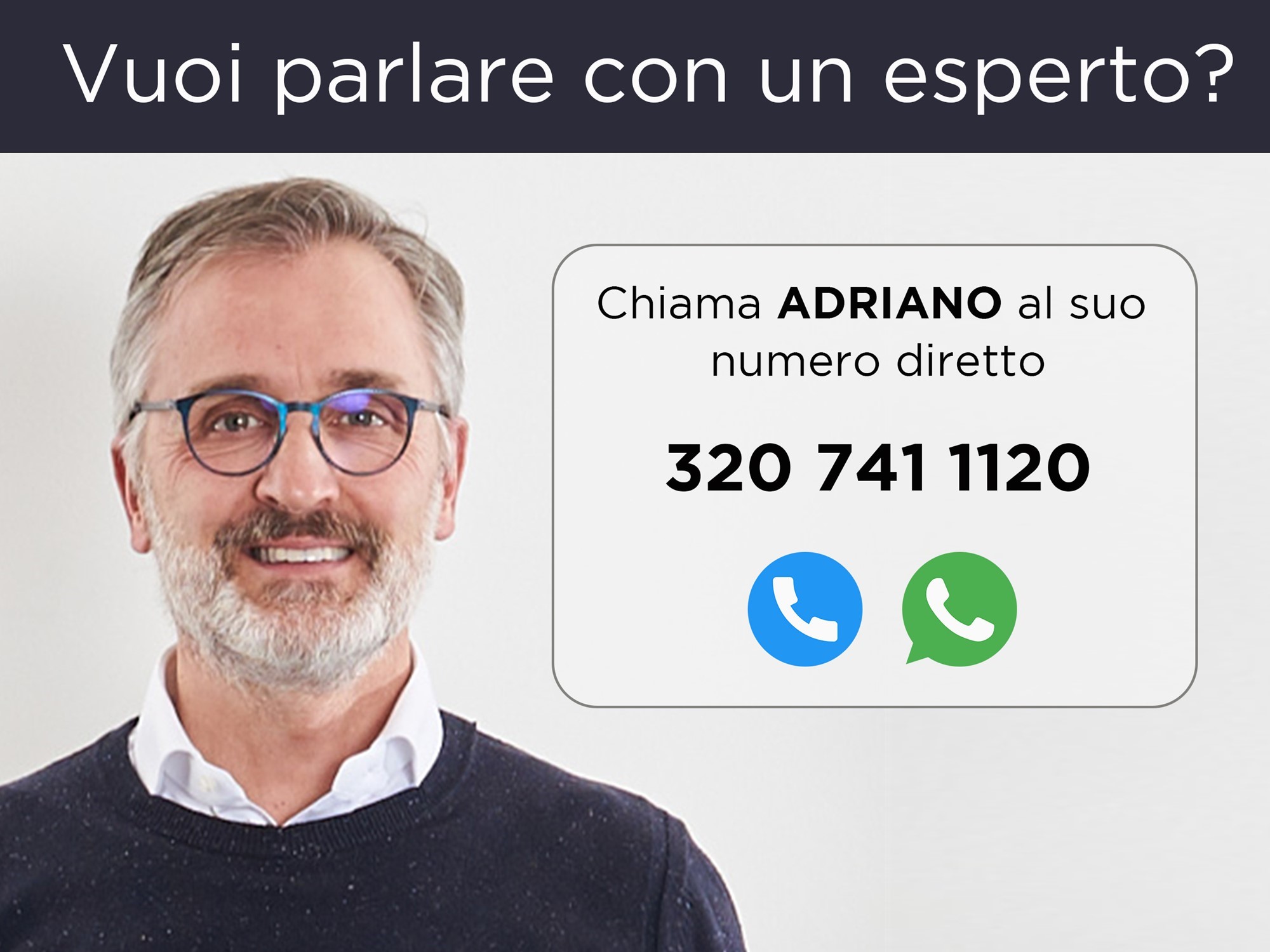 Per il noleggio delle stampanti EPSON chiama Adriano al suo numero diretto